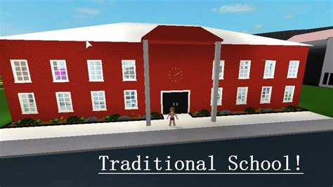 Welcome To Bloxburg | TRADITIONAL SCHOOL SPEED BUILD!!! - YouTube