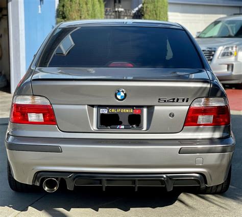 BMW E39 Rear Diffuser M Sport, Fits Sedan and Touring Wagon for 1/2/4 ...