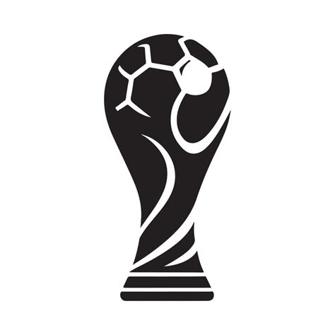 FIFA World Cup Trophy silhouette illustration. 47353065 Vector Art at ...