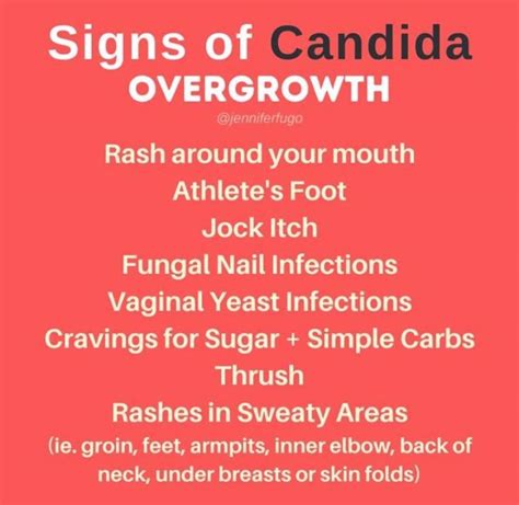 DO YOU HAVE THESE CANDIDA SYMPTOMS? 🙋... - Jennifer Fugo, CNS