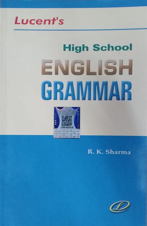 High School English Grammar By R.K. Sharma (9789384761370) Lucent ...