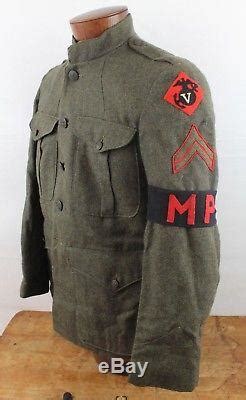 WWI USMC 5th Marine Brigade MP Uniform