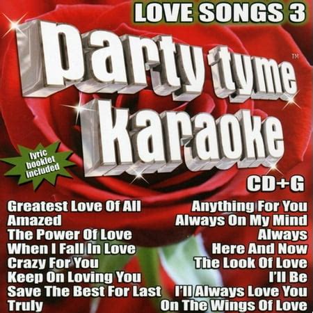 Party Tyme Karaoke: Love Songs, Vol. 3 (CD) - Walmart.com