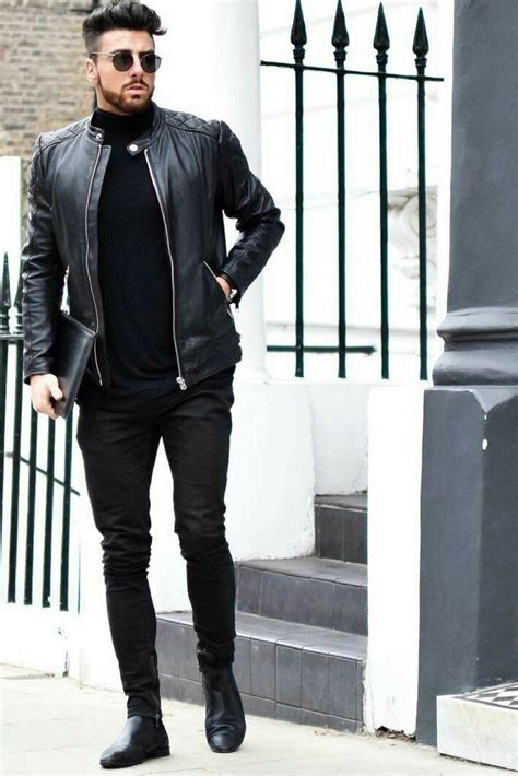 All Black Outfits For Men, Black on Black Outfit Inspiration | Black outfit men, Mens outfits ...