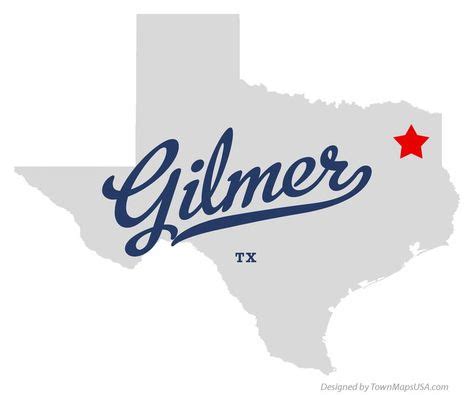 Map of Gilmer Texas TX | Gilmer texas, Blanco texas, Gilmer