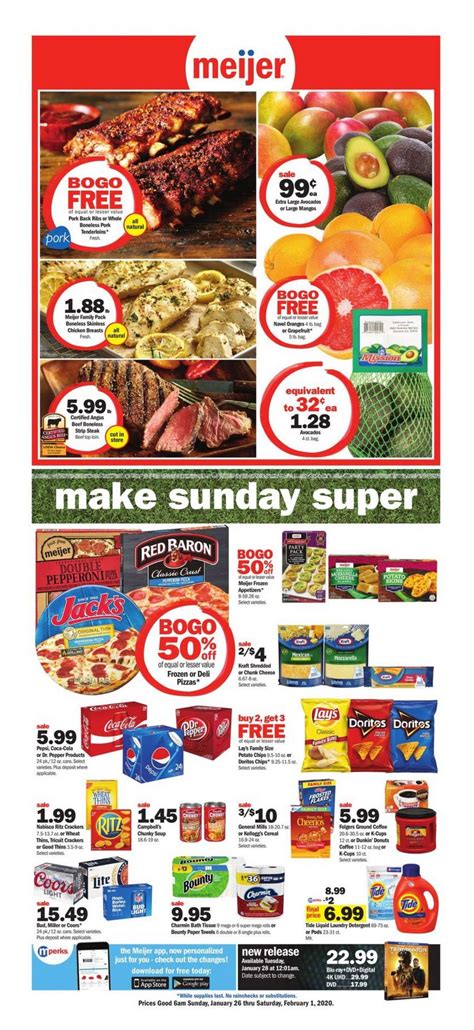 Meijer Weekly Ad Jan 26 – Feb 1, 2020