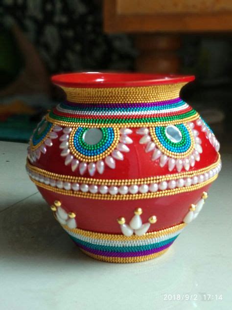 13 Best Kalash decoration images | Kalash decoration, Pottery painting ...