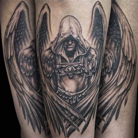 Angel Tattoo_ | Tatuagem de anjo, Tatuagem de anjo guerreiro, Tatuagem