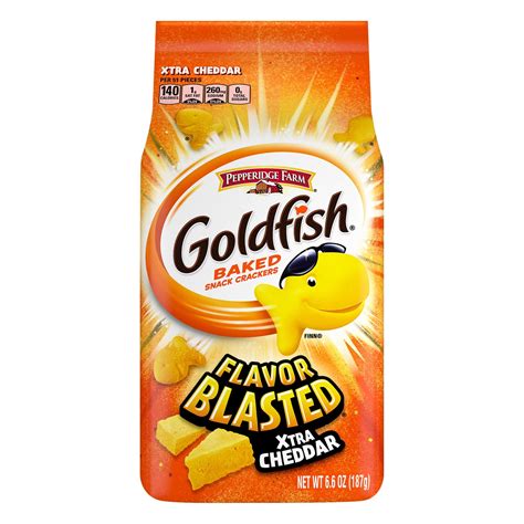 Goldfish Flavor Blasted Xtra Cheddar Baked Snack Crackers 6.6 oz | Shipt