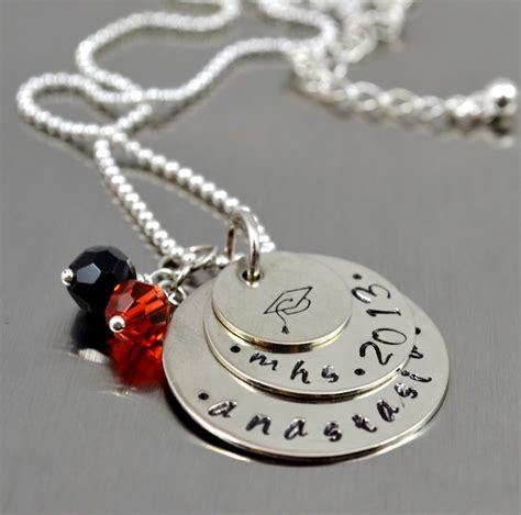 Personalized Graduation Necklace Senior Necklace Class of - Etsy