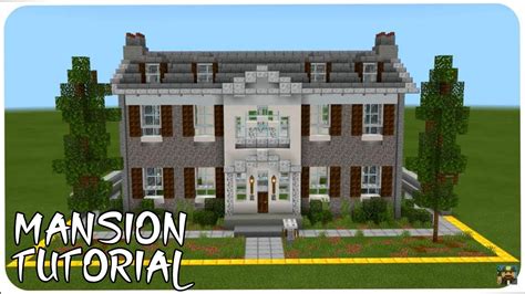 How to Build a Mansion in Minecraft | Minecraft Mansion Tutorial - YouTube