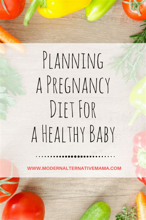 Planning a Pregnancy Diet For a Healthy Baby