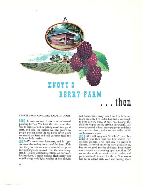 Bayern Kurve Blog: Vintage Knott's Berry Farm Souvenir Book Pt. 1