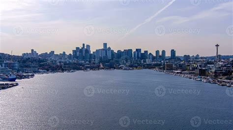 Seattle, Washington skyline 26399642 Stock Photo at Vecteezy