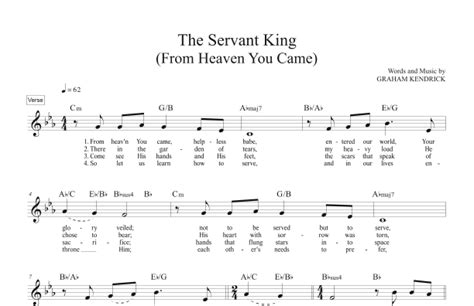 The Servant King From Heaven You Came (arr. Travis J. Gandy) by Graham ...