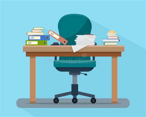 Free Clipart Busy Office Desk