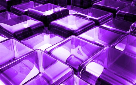 purple cube digital wallpaper #surface #blocks #purple #glass #720P #wallpaper #hdwallpaper # ...