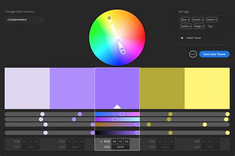 Color wheel, a color palette generator | Color scheme generator, Color ...