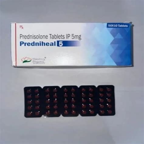 Prednisolone Tablets Ip, 16mg at Rs 250/strip in Surat | ID: 2850029727391