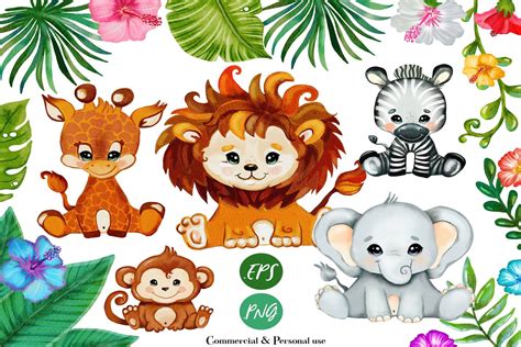 Printable Safari Animals