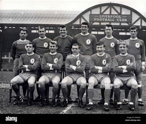 Apr. 17, 1965 - Liverpool's Cup team for the F.A. Cup Final Against ...