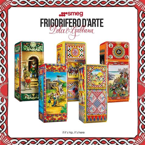 Dolce & Gabbana Fab 28 Smeg Refrigerators - A close look