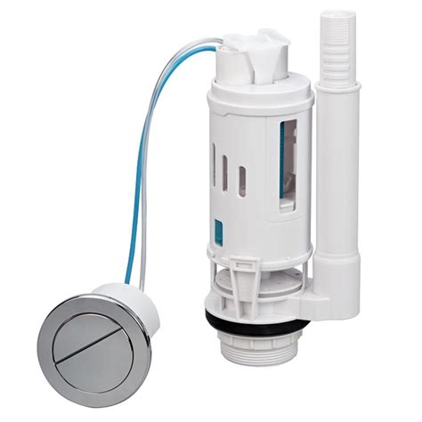 Essential Pneumatic Dual Flush Concealed Cistern with Button, Bathroom ...