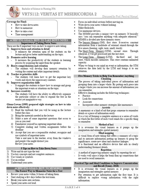 Vrts112 Final | PDF | Memory | Mnemonic