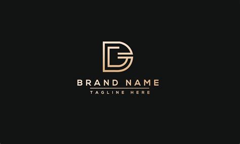 DG Logo Design Template Vector Graphic Branding Element 10814372 Vector ...