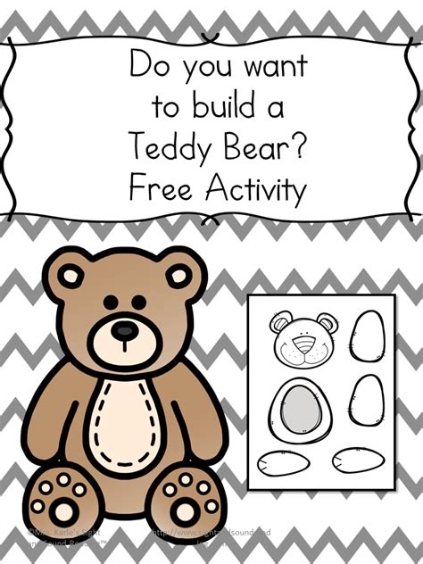 Free Printable: Make a Teddy Bear - The Homeschool Village