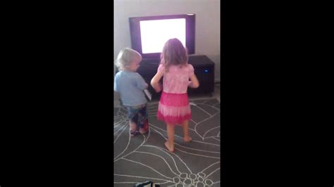 Dancing to the Pinky Dinky Doo theme. - YouTube