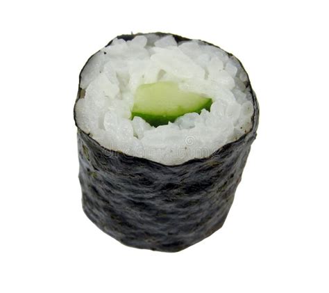 Cucumber roll sushi stock photo. Image of cuisine, seafood - 467870