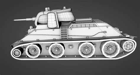 3D tank a-20 - TurboSquid 1213339