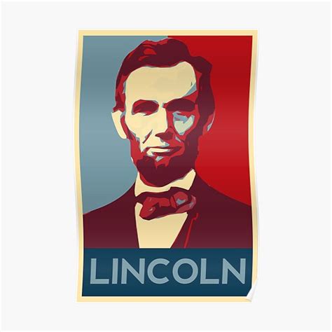 "Abraham Lincoln poster" Poster for Sale by SozioNiko | Redbubble