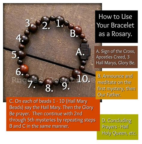 How To Pray on a Pocket Rosary or Rosary Bracelet - Rugged Rosaries®