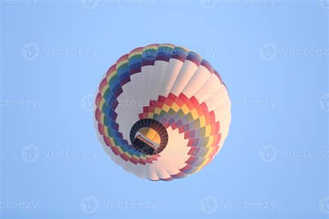 Hot Air Balloon Over Goreme Town 10298061 Stock Photo at Vecteezy