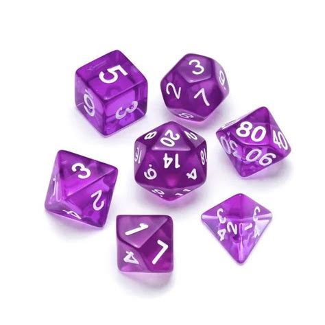 Greifenfels Transparent Series: Purple - Numbers: White – Arcade Dreams