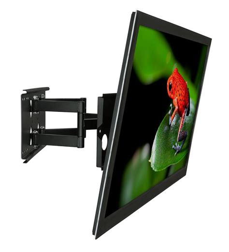 Mount-It! Articulating TV Wall Mount Full Motion Bracket Fits Up To VESA 400x300 Flat Panel TVs ...