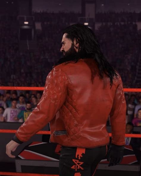 WWE 2K22 Seth Rollins Leather Jacket | Seth Rollins Fur Jacket