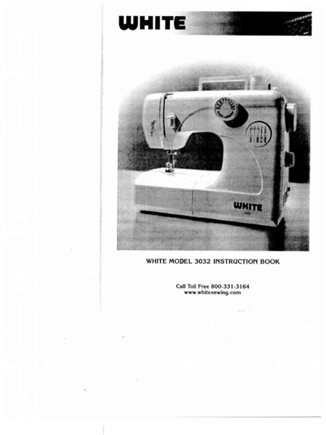 White Sewing Machine Manual | Sewing Machine | Machines