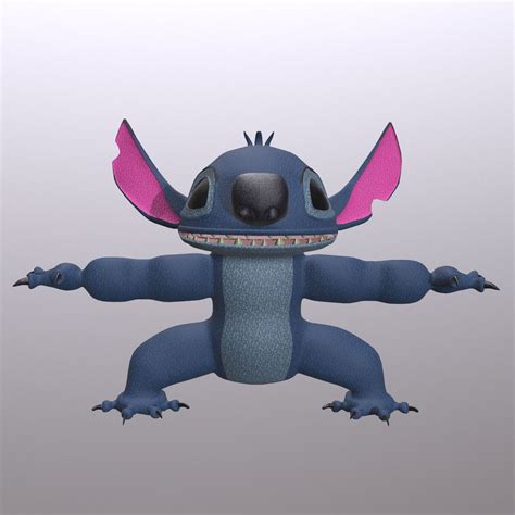 Stitch Free 3D Model - .stl - Free3D