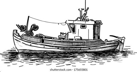 Fishing Boat Drawings