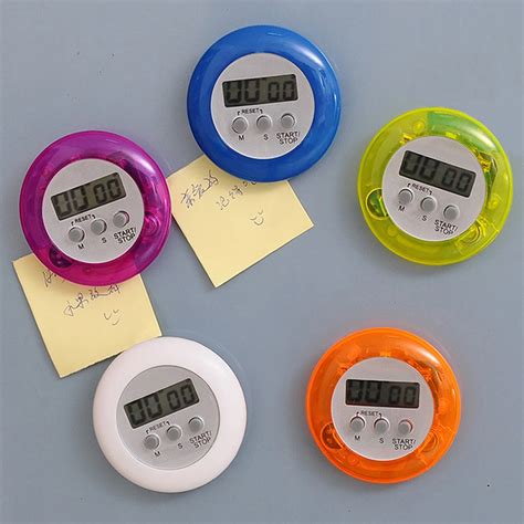 Best New Round Magnetic Digital Countdown Timer Alarm with Stand Kitchen Timer Practical Cooking ...