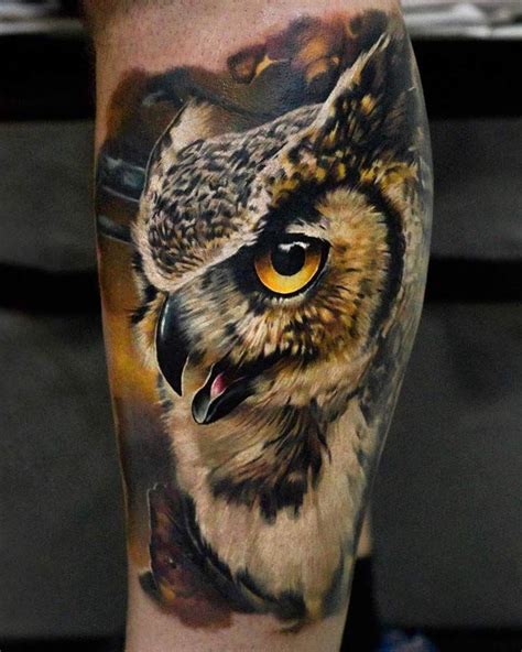 Realistic Owl #bestmenstattoos | Best tattoo designs, Owl tattoo design ...