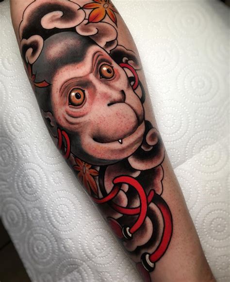 Japanese Monkey Tattoo