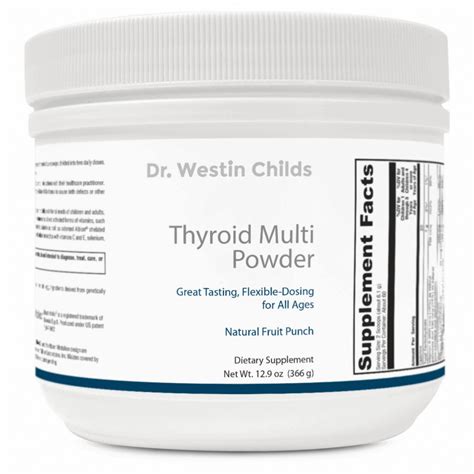 Hypothyroid Support Supplements by Dr. Westin Childs