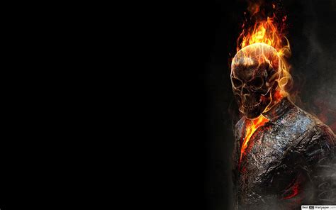 Fire Skull 4k Wallpaper