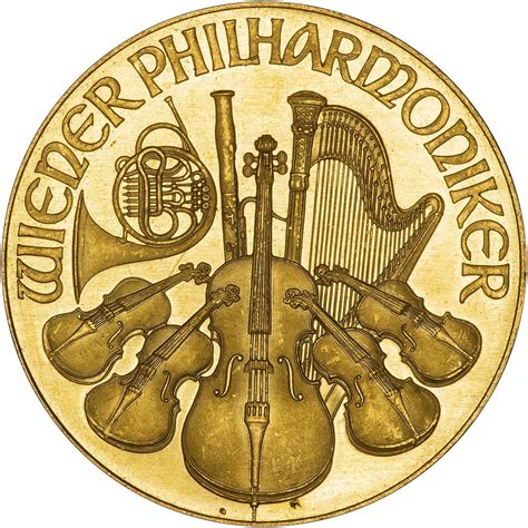 Gold Ounce 1990 Vienna Philharmonic, Coin from Austria - Online Coin Club