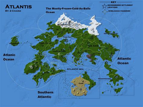 The Lost Continent of Atlantis (Inspired by Morrowind) - Maps - Mapping ...