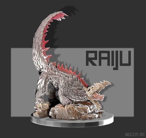 Raiju Mini From Pacific Rim 3D model 3D printable | CGTrader